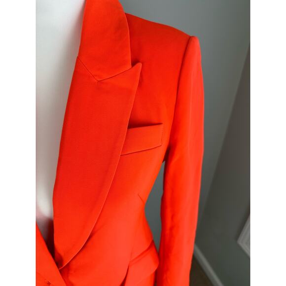 NWT Generation Love Hudson Crepe Blazer - Papaya - Small - Picture 8 of 9